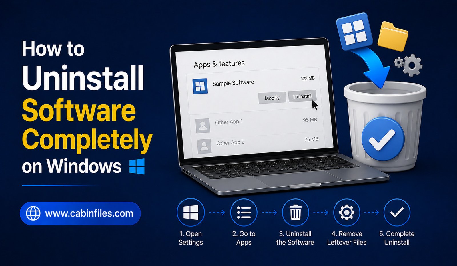How to Uninstall Software Completely on Windows