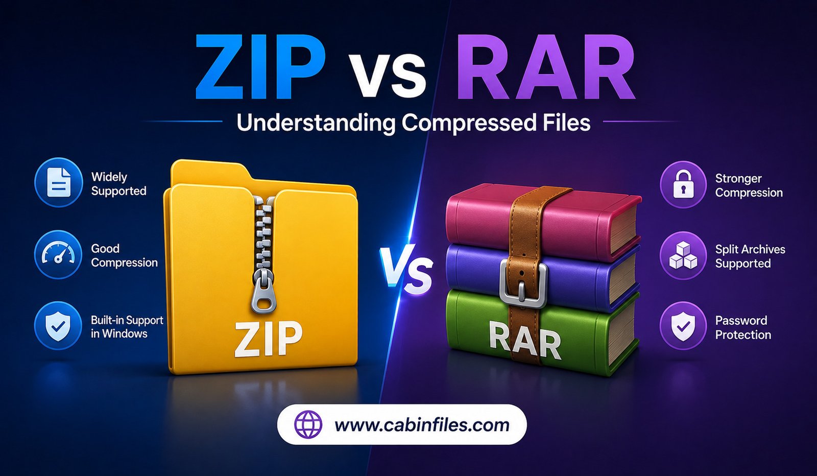 ZIP vs RAR: Understanding Compressed Files